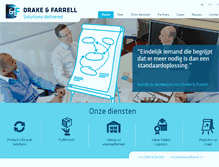 Tablet Screenshot of drakeandfarrell.nl
